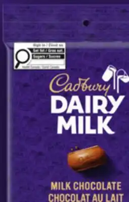 Walmart CADBURY chocolate bar 4-packs offer