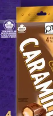 Walmart CADBURY chocolate bar 4-packs offer