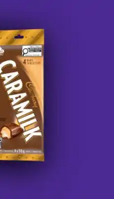 Walmart CADBURY chocolate bar 4-packs offer
