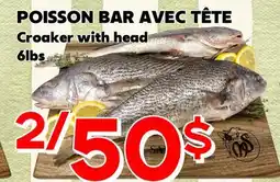 Marche Salaberry POISSON BAR AVEC TÊTE offer