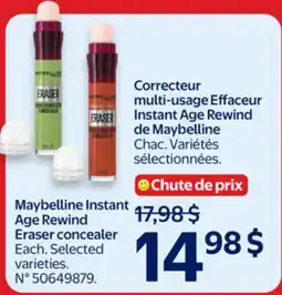 Walmart Maybelline Instant Age Rewind Eraser concealer offer