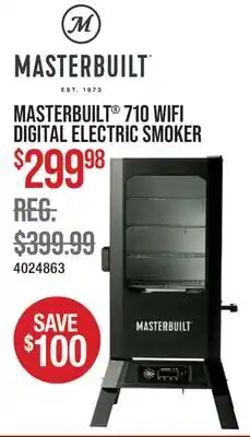 Cabela's MASTERBUILT 710 WIFI DIGITAL ELECTRIC SMOKER offer