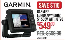 Cabela's GARMIN ECHOMAP UHD2 5 55CV WITH GT20 offer