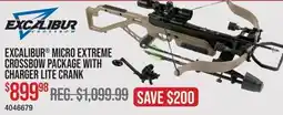 Cabela's EXCALIBUR MICRO EXTREME CROSSBOW PACKAGE WITH CHARGER LITE CRANK offer