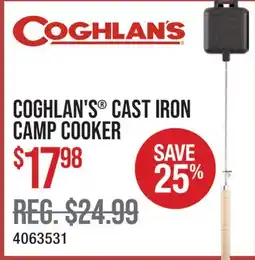 Cabela's COGHLAN'S CAST IRON CAMP COOKER offer