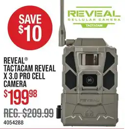 Cabela's REVEAL TACTACAM REVEAL X 3.0 PRO CELL CAMERA offer