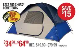 Cabela's BASS PRO SHOPS DOME TENTS offer