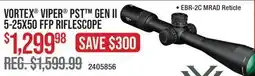 Cabela's VORTEX VIPER PST GEN II 5-25X50 FFP RIFLESCOPE offer