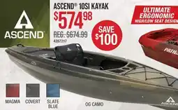 Cabela's ASCEND 10SI KAYAK offer