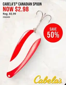 Cabela's CABELA'S CANADIAN SPOON offer