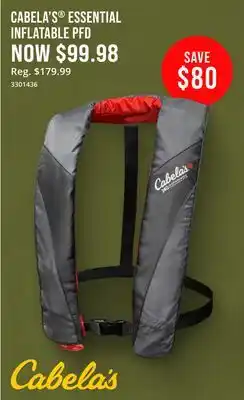 Cabela's CABELA'S ESSENTIAL INFLATABLE PFD offer