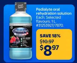Walmart Pedialyte oral rehydration solution offer