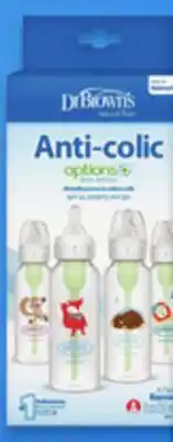 Walmart Dr. Brown's Anti-colic Options+ narrow baby bottles offer