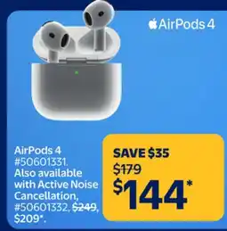 Walmart AirPods 4 offer