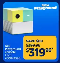Walmart Nex Playground console offer