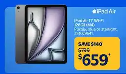 Walmart iPad Air 11 Wi-Fi 128GB (m4) offer