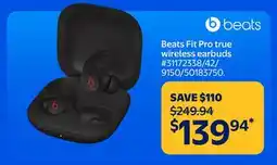 Walmart Beats Fit Pro true wireless earbuds offer