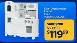 Walmart Kids' Costway play kitchen offer