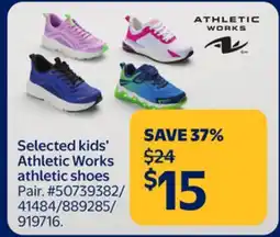 Walmart Selected Kids' Athletic Works Athletic Shoes offer