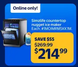 Walmart Simzlife countertop nugget ice maker offer