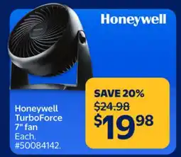 Walmart Honeywell TurboForce 7 fan offer