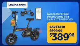 Walmart Gyrocopters PixAI electric cargo bike offer