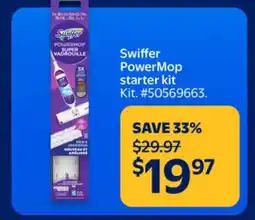 Walmart Swiffer PowerMop starter kit offer