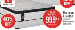The Brick Sealy Posturepedic Plus 1000 Series Bronson Eurotop Medium Queen Mattress offer