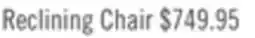 The Brick Matteo 42 Genuine Leather Power Reclining Chair - Aviarah Grey offer