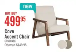 The Brick Cove 28 Chenille Fabric Accent Chair – Linen offer