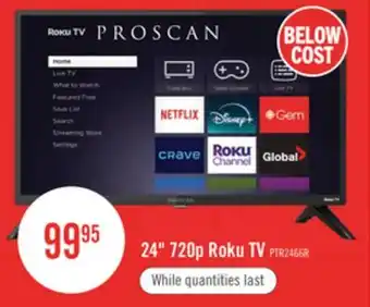 The Brick Proscan 24 HD Smart Roku TV (PTR2466) offer