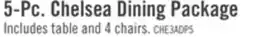 The Brick 5-Pc. Chelsea Dining Package offer