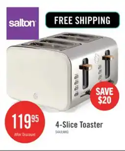 The Brick Salton Swan Nordic 4-Slice Toaster - ST14620WHTN offer
