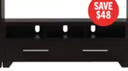 The Brick Glendale 60 TV Stand with Storage and Cable Management for TVs up to 65- Espresso offer