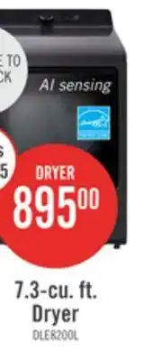 The Brick 7.3-cu. ft. Dryer offer