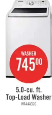 The Brick Samsung 5.1 Cu. Ft. Top-Load Washer - White - WA44A3205AW/A4 offer