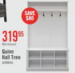 The Brick Quinn 39.75 Hall Tree with Shoe Storage - Matte White offer