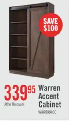 The Brick Warren 47.25 Accent Storage Cabinet with Sliding Barn-style Door - Walnut Oak offer