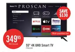 The Brick 55 4K UHD Smart TV offer
