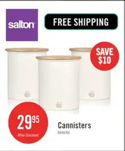 The Brick Salton Swan Nordic White Cannisters - Set of 3 offer