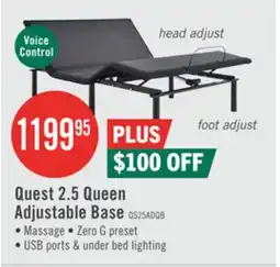 The Brick Quest 2.5 Queen Adjustable Base offer