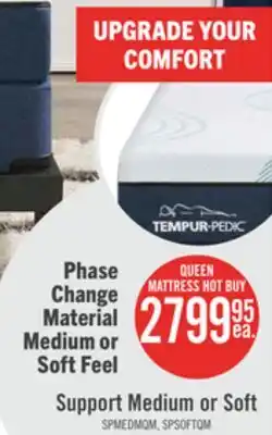 The Brick Tempur-Pedic TEMPUR Support Medium Queen Mattress offer