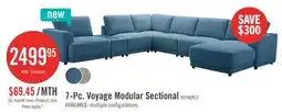 The Brick 7-Pc. Voyage Modular Sectional offer