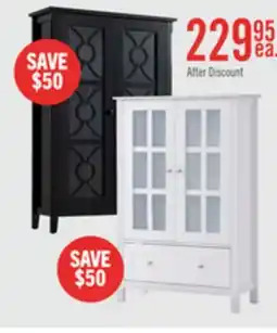 The Brick Stella 31.5 Storage Accent Cabinet – Black offer