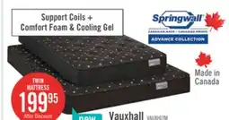 The Brick Springwall Advance Vauxhall Tight Top Firm Twin Mattress offer