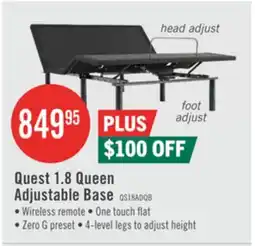 The Brick Quest 1.8 Queen Adjustable Base offer