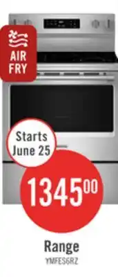 The Brick Maytag 30 5.3 Cu. Ft. Electric Range with No Preheat Air Fry - Stainless Steel - YMFES6030RZ offer