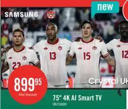 The Brick SAMSUNG 75 4K AI Smart TV offer