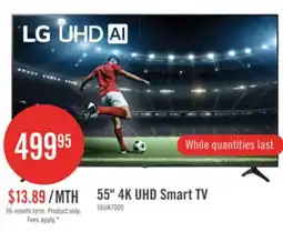 The Brick LG 50 UA7000 4K UHD Smart webOS TV (50UA7000PUB.ACC) – 2025 Model offer