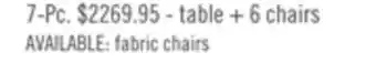 The Brick Cedar 7pc Dining Set with Table & 6 Chairs, Pine Wood, Trestle-Base, 72.07W - Brown offer
